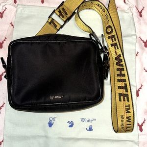 Off White Camera Crossbody